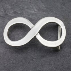 Antique Silver Infinity Belt Buckle