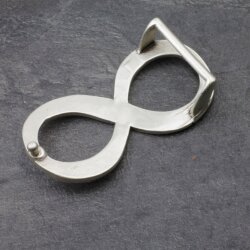 Antique Silver Infinity Belt Buckle