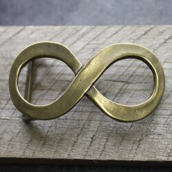 Antique Bronze Infinity Belt Buckle