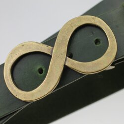 Antique Bronze Infinity Belt Buckle