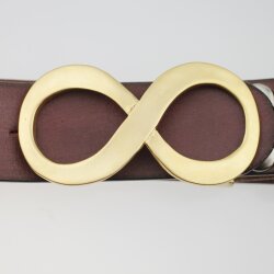 Matte Gold Infinity Belt Buckle