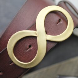 Matte Gold Infinity Belt Buckle