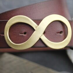 Matte Gold Infinity Belt Buckle