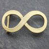 Matte Gold Infinity Belt Buckle