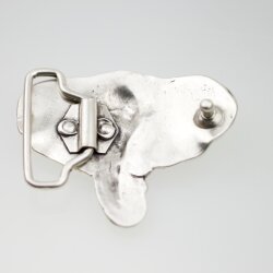 Elefant Gürtelschnalle, Antik Silber