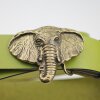 Antique Bronze Elephant Head Belt buckle