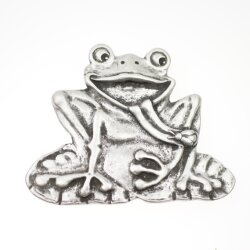 Antique Silver Frog Belt Buckle