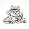 Frosch Gürtelschnalle, Antik Silber