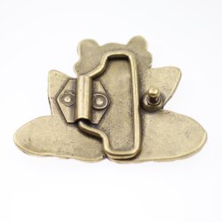 Antique Bronze Frog Belt Buckle