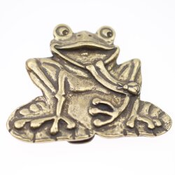Antique Bronze Frog Belt Buckle