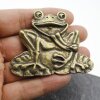 Antique Bronze Frog Belt Buckle