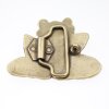 Antique Bronze Frog Belt Buckle