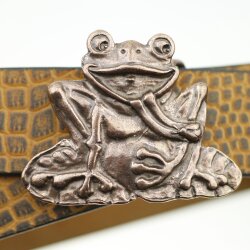 Antique Copper Frog Belt Buckle