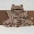 Antique Copper Frog Belt Buckle