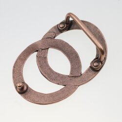 Antique Copper Double O-Ring Belt Buckle