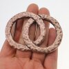 Antique Copper Double O-Ring Belt Buckle