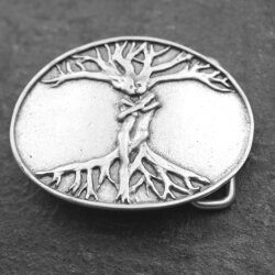 Antique Silver Belt Buckles Tree of Life
