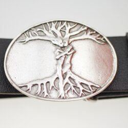 Antique Silver Belt Buckles Tree of Life