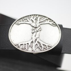 Antique Silver Belt Buckles Tree of Life