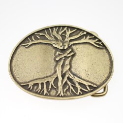 Antique Brass Belt Buckles Tree of Life