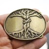 Antique Brass Belt Buckles Tree of Life