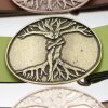 Antique Brass Belt Buckles Tree of Life