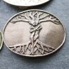 Antique Copper Belt Buckles Tree of Life