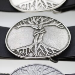 Belt Buckles Tree of Life Vintage Grey