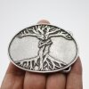 Belt Buckles Tree of Life Vintage Grey