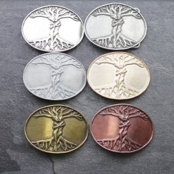 Zamak Raw Belt Buckles Tree of Life