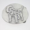 Dog Gran Canaria Belt Buckle, Zamak Raw