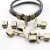 5 Sets Leather Bracelet hook clasp T-Bar Hook Clasp, Antique Brass