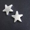 10 Star Pendants, antique silver