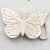 Belt Buckle Butterfly with ornaments, 8,0x5,5 cm, Antique Silver