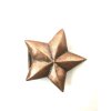 Belt Buckle Star for 3 cm leather belts, Antique Copper