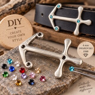 Anchor Belt Buckle for 4 mm Crystals – DIY