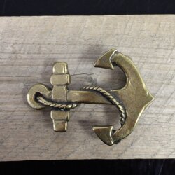 Antique Brass Anchor with rope Belt buckle