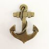 Antique Brass Anchor with rope Belt buckle