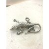 Gecko Brooch 5,5x4,5 cm