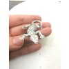 Gecko Brosche 5,5x4,5 cm