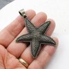 Starfish Pendant Antique brass