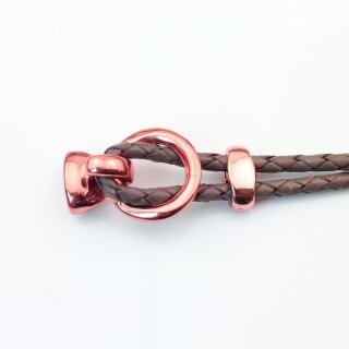 5 Ring Haken Verschlüsse für Armbänder, RoseGold