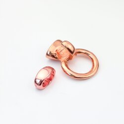 5 Ring Haken Verschlüsse für Armbänder, RoseGold