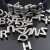 Alphabet Slide Beads, Initial Charms, Alphabet Beads, Letter Beads, Antique Silver P