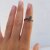 1 Baby Foot First Wrap Ring Antique Copper
