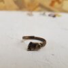 1 Baby Foot First Wrap Ring Antique Copper