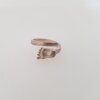 1 Baby Foot First Wrap Ring Rosepearl