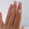 1 Baby Foot First Wrap Ring Rosepearl