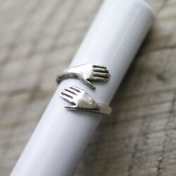 1 Baby Child Hands Love Wrap Ring