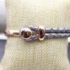 Half Cuff Bracelet Findings, Button Bracelet Clasp, Rose Gold